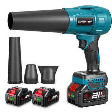 ONEVAN Brushless Ducted Turbo Fan Cordless Leaf & Snow Blower | For Makita 18V Battery