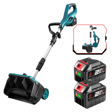 ONEVAN 12" Brushless Cordless Snow Shovel Foldable with Wheels | For Makita 18V Battery
