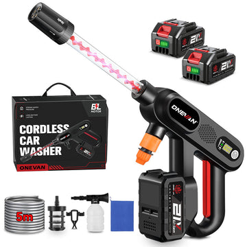 ONEVAN 16Bar (232 PSI) Spiral Boost Cordless High-Pressure Washer | For Makita 18V Battery