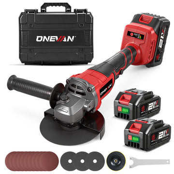 ONEVAN 125mm Brushless Cordless Angle Grinder 3 Gears | For Makita 18V Battery