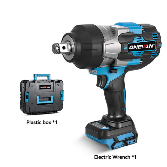 ONEVAN 3/4" 3500N·m Impact Wrench & 1/2'' 1000N·m Ratchet Wrench Brushless Cordless 2‑Pc. Combo Kit 3.0Ah