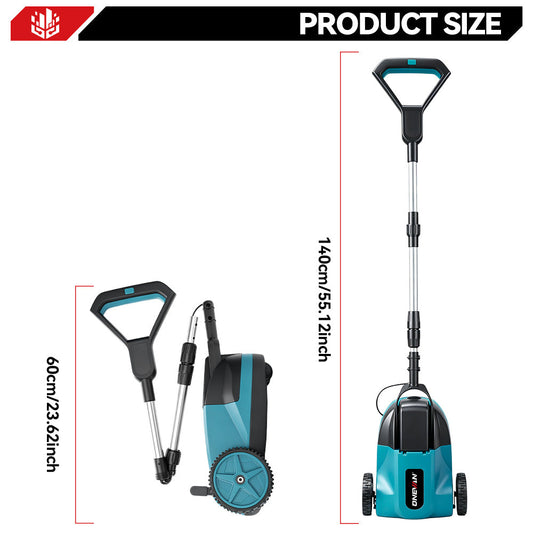 ONEVAN 21cm Brushless Walk-Behind Lawn Mower | 3-Height Adjustment | For Makita 18V Battery