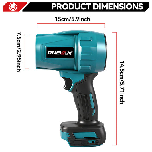 ONEVAN Turbocharged Brushless Blower High-Performance Wind Machine | For Makita 18V Battery