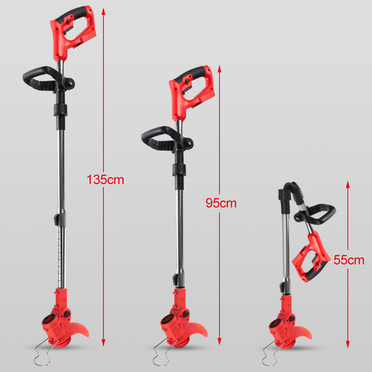 ONEVAN 380W Battery Lawn Mower Foldable String Trimmer Brushed Brushcutter | For Makita 18V Battery
