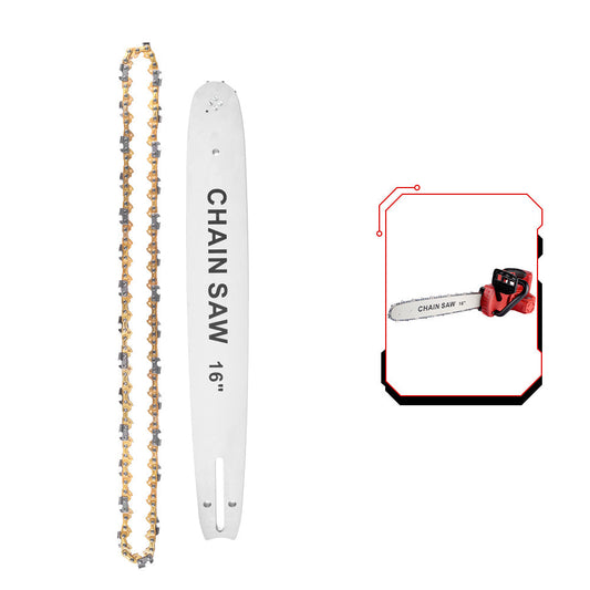 ONEVAN  16 inches Chains and Guide Plate for Electric Saw SKU004896