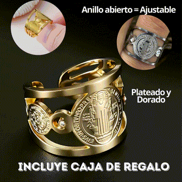 ANILLO DE SAN BENITO Protección, fe y estilo en un solo símbolo