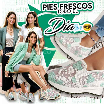 Zapatillas Ultra-Transpirables La solución definitiva para pies frescos en clima cálido. Material ultra-transpirable que mantiene tus pies secos todo el día.