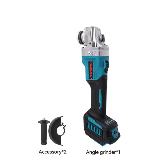 ONEVAN 1/2" 1800N·m Impact Wrench & 125mm Grinder Brushless Cordless 2‑Pc. Combo Kit 3.0Ah