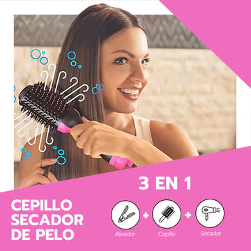 NovaLiss™ Cepillo Alisador Profesional 3 en 1
