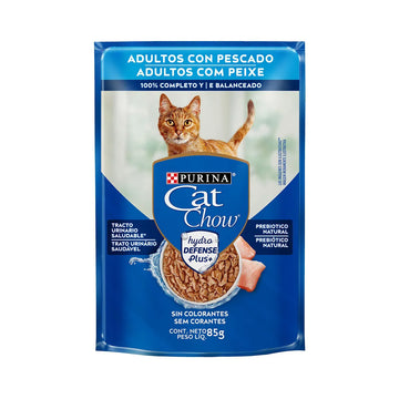 Purina Cat Chow Adultos Húmedo con Pescado 85g
