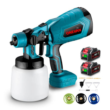 ONEVAN 1000ML Electric Cordless Paint Spray Gun | For Makita 18V Battery