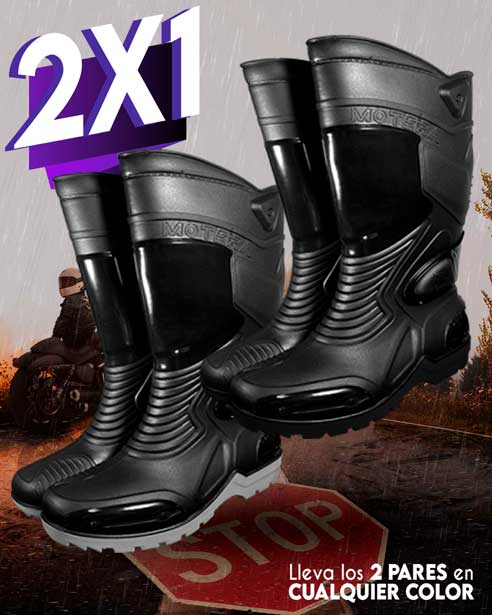 Botas Impermeables Racing 2x1®: Lleva 1 Par y de regalo llevas 1 Par adicional ¡GRATIS!