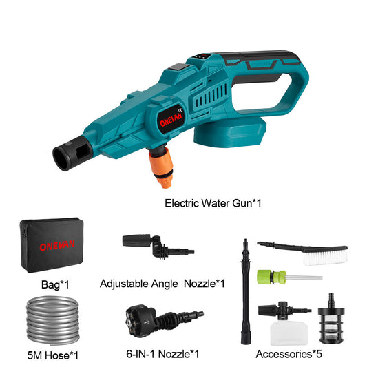 ONEVAN 12Bar Pressure Washer & Polishing Machine Brushless Electric 2‑Pc. Combo Kit 3.0Ah