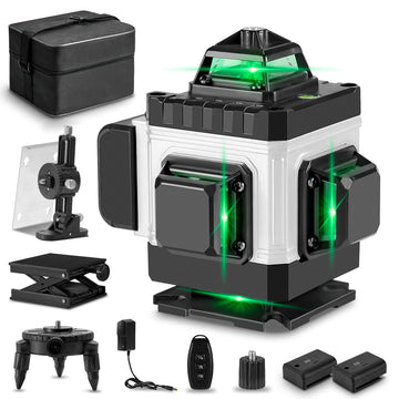 ONEVAN LK-804 16-Line 4D Green Laser Level | Self-Leveling | 360° Swivel Head
