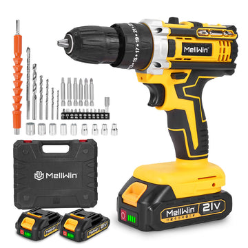 ONEVAN Brushless Cordless Impact Drill Set With 34 Accessories | For Makita 18V Battery