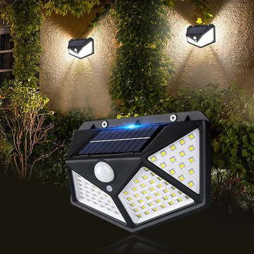 Lampara con energía solar y sensor de movimiento ✅