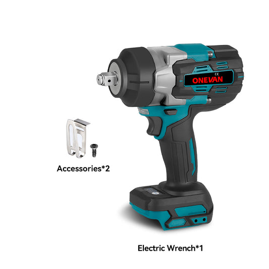 ONEVAN 1/2" 520N·m & 1200N·m & 1800N·m & 2800N·m Impact Wrench Brushless Cordless 4-Pc. Combo Kit 3.0Ah