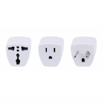 ONEVAN EU to UK/US/AU Plug Converter | Compact Travel Adapter (EU Plug Default)