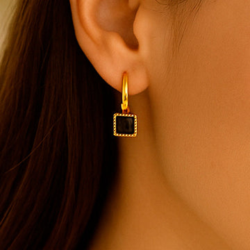 Pendientes Rafaela - Negro