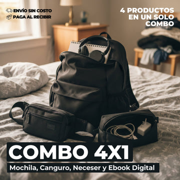 Combo 4X1🔥Mochila Multifuncional+ ENVÍO GRATIS🔥