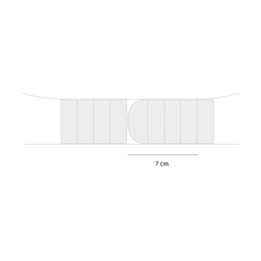 Extensor doble estrecho para sujetadores - mod. Extensores