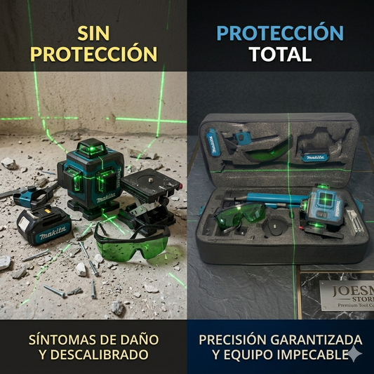 Nivel Láser 16 Líneas Táctil – MAKITA | 4 planos 360° | Autonivelante🎚️