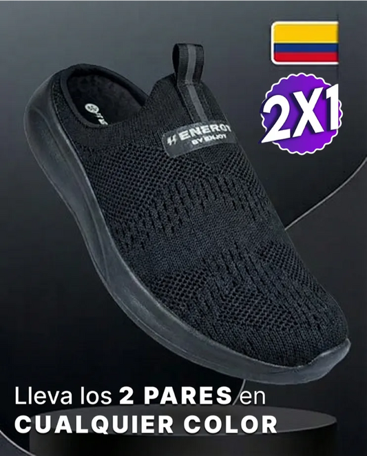Energy Slippers® 2X1 - 100% Colombiano Ultra Liviano