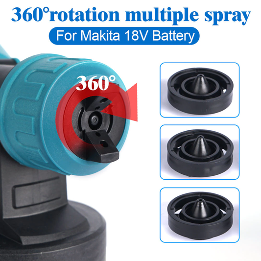 ONEVAN 1000ML High Power Paint Cordless Spray Gun | For Makita 18V Battery
