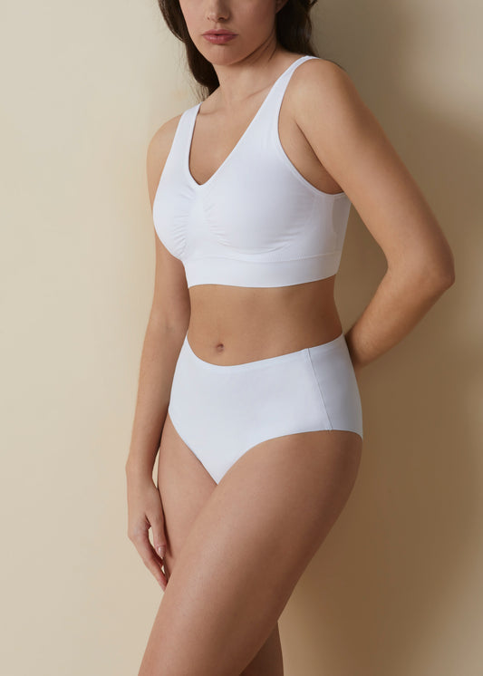 Sujetador de gran comodidad sin costuras y con relleno extraíble - mod. Louise