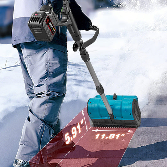 ONEVAN 12" Cordless Foldable Snow Thrower – Handheld Brushless Shovel | For Makita 18V Battery