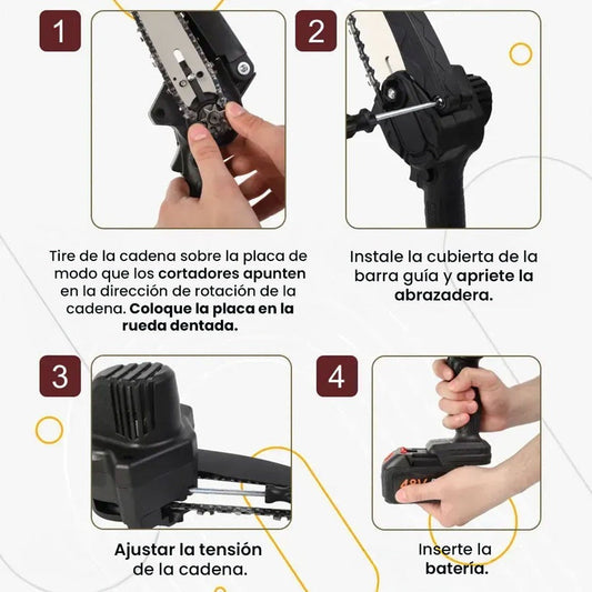 Motosierra Portatil™ 2 Bateria