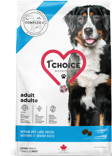 1st Choice Dog Adult M/L Chicken 18KG